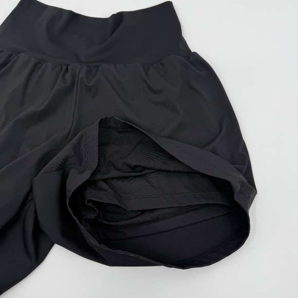 Halara Shorts Women Small Black HighWaist Stretch Performance Active Gym Workout - Picture 3 of 9